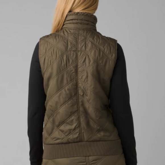 prAna Esla Vest Slate Green - Picture 3 of 7